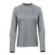 WOMENS VOLANTE L/S TEE ASH HEATHER-2XL