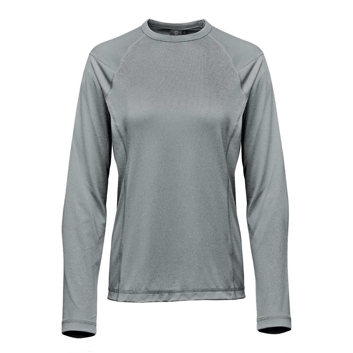 WOMENS VOLANTE L/S TEE ASH HEATHER-2XL